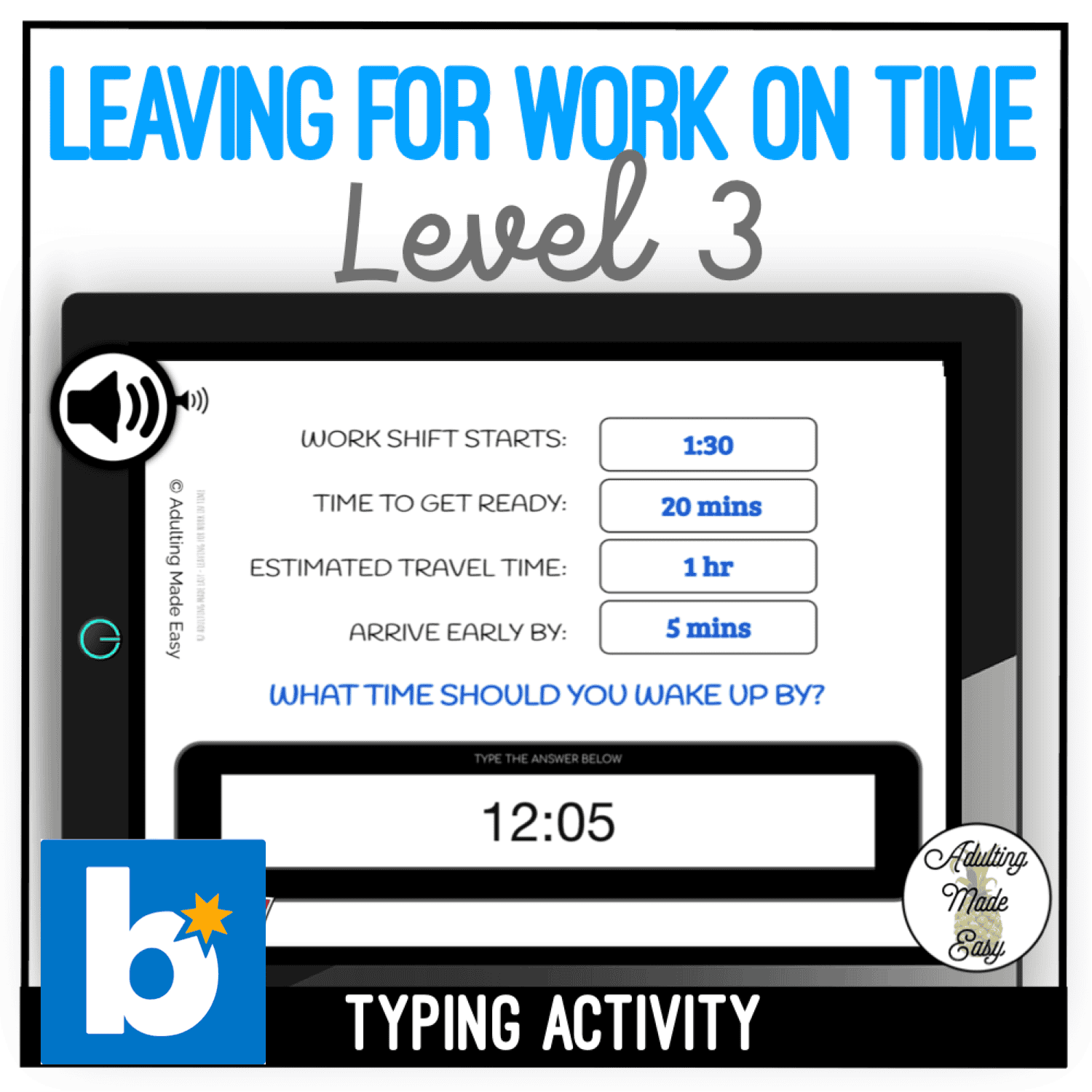 leaving for work on time