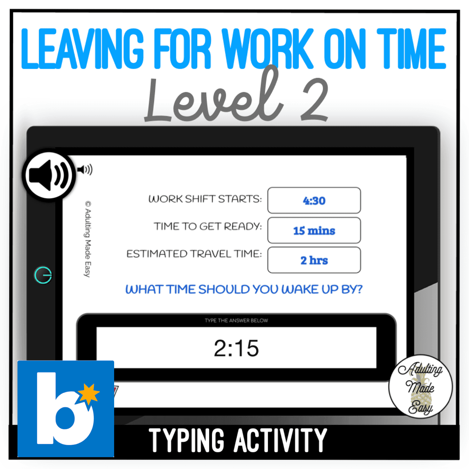 leaving for work on time