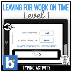 leaving for work on time