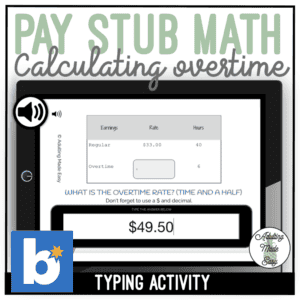 PAY STUB CALCULATING OVERTIME