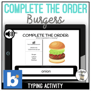 COMPLETE THE ORDER BURGERS