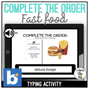 COMPLETE THE ORDER FAST FOOD