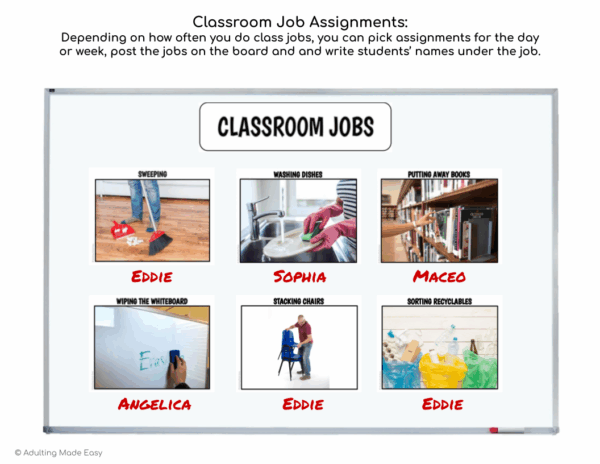 Classroom Jobs & Chores Bulletin Board Visuals - Image 3