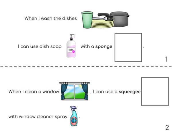 Cleaning Liquids Adapted Book