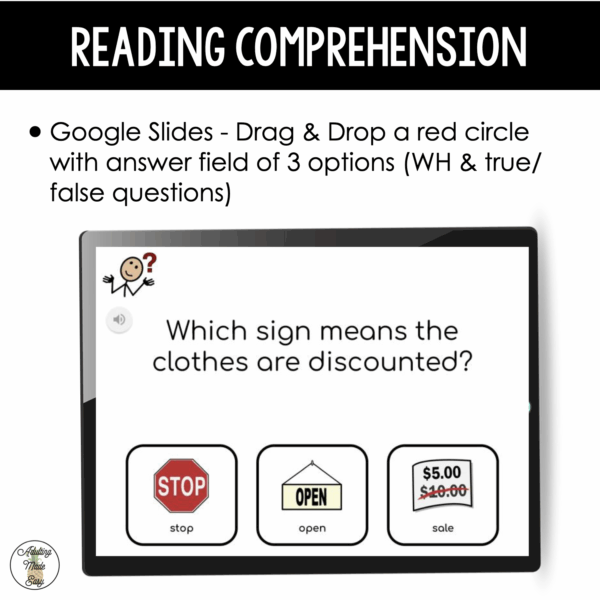 Clothing Shopping Virtual Field Trip Social Narrative Google Slides SS - Image 4