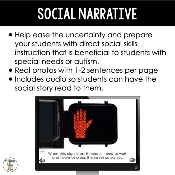 Community Virtual Field Trip Social Narrative & Comprehension Boom Cards SS - Image 4