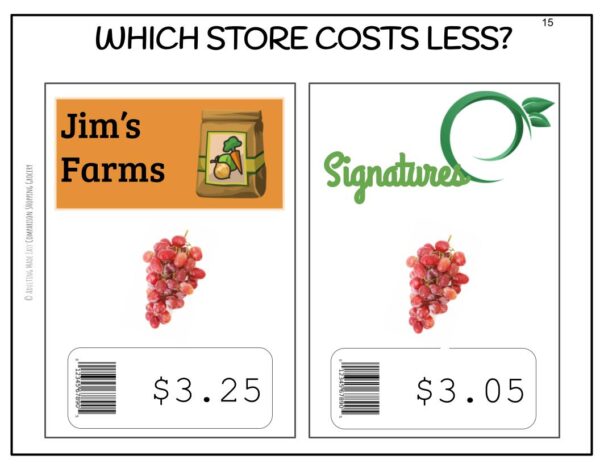 Comparison Shopping {up to $10} Digital Task Cards - Image 3