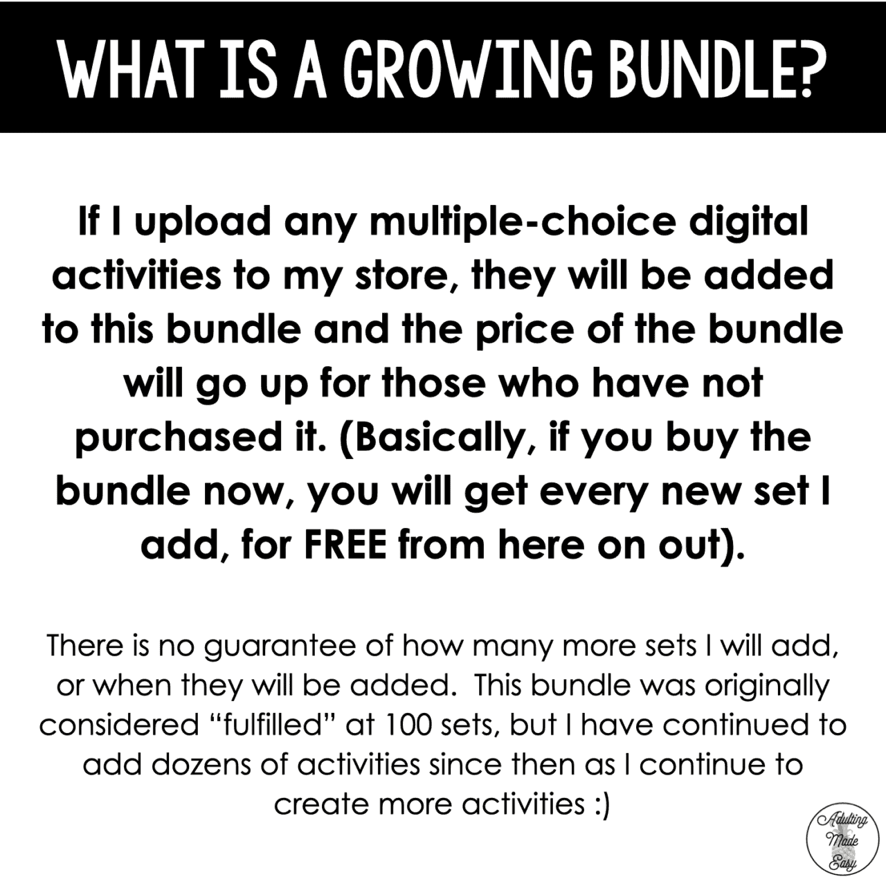 Life Skills Digital Task Card GROWING BUNDLE