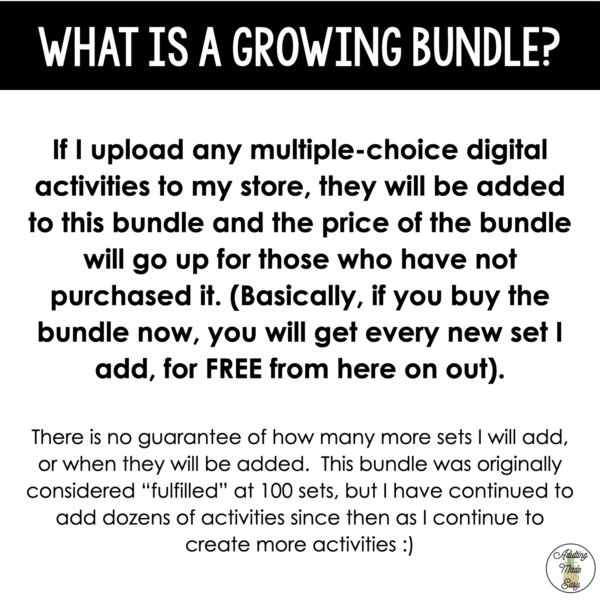Life Skills Digital Task Card GROWING BUNDLE - Image 2