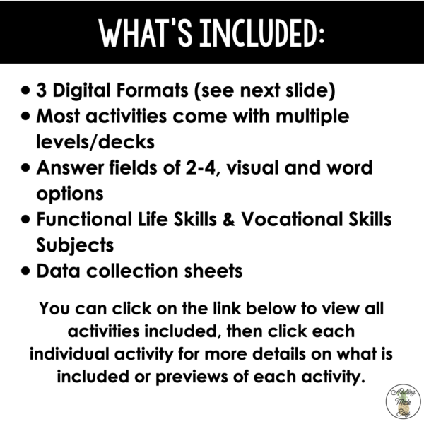 Life Skills Digital Task Card GROWING BUNDLE - Image 3