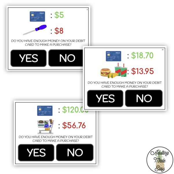 Debit Card Digital Task Cards - Image 2