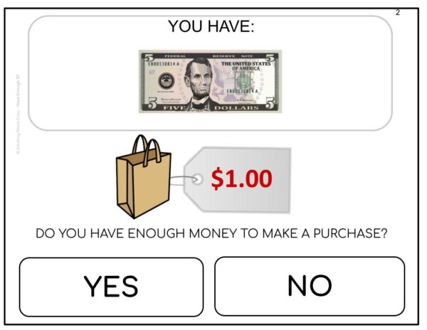 Do I Have Enough? US Currency Digital Task Cards - Image 2