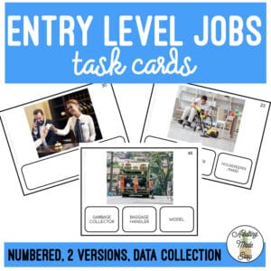 Entry Level Jobs Task Cards