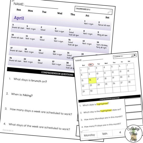 Functional Reading Life Skills Worksheets BUNDLE - Image 7