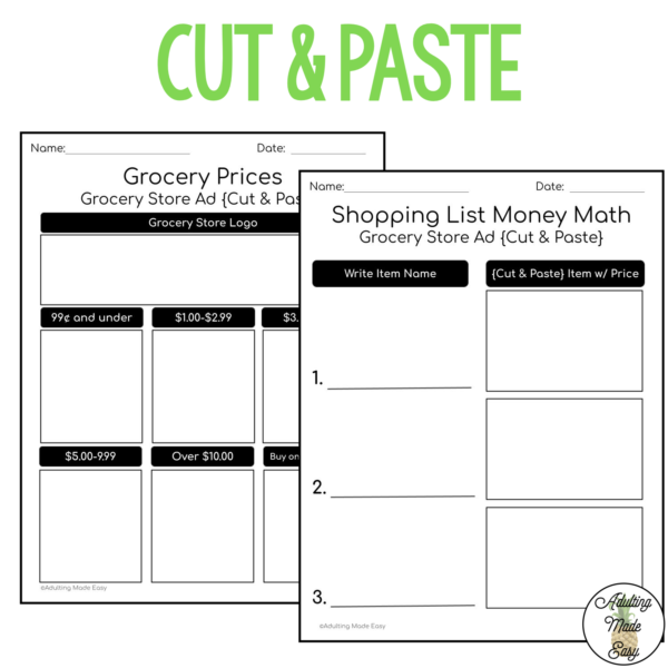 Find The Price Money Math - Store Ad {Cut & Paste} Worksheets - Image 4