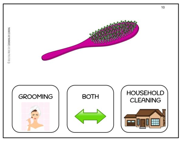 Grooming or Household Cleaning Supply? Digital Task Cards - Image 2