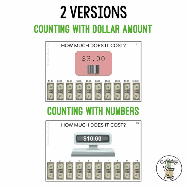How Much Does It Cost? (up to $10) Large Task Cards - Image 2