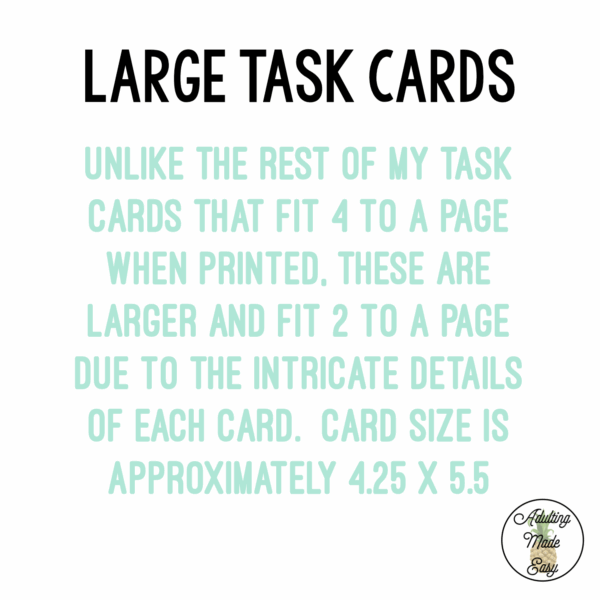 Is The Order Correct? - Fast Food - Large Task Cards - Image 3