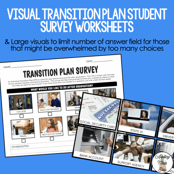 Visual Transition Plan (ITP) Student & Parent Survey - Image 4