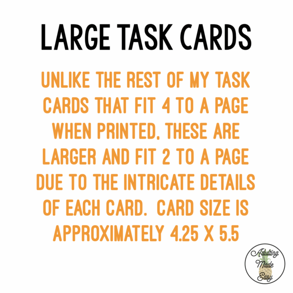 Is The Order Correct? Thanksgiving Dinner - Large Task Cards - Image 4