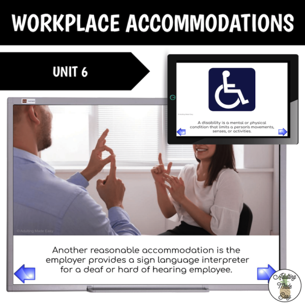 Vocation Unit 6 Bundle - Workplace Accommodations - Image 3