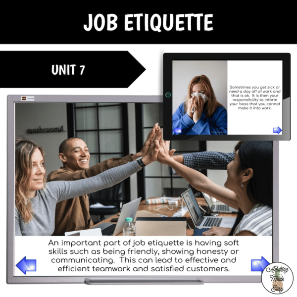 Vocation Unit 7 Bundle - Job Etiquette - Image 2