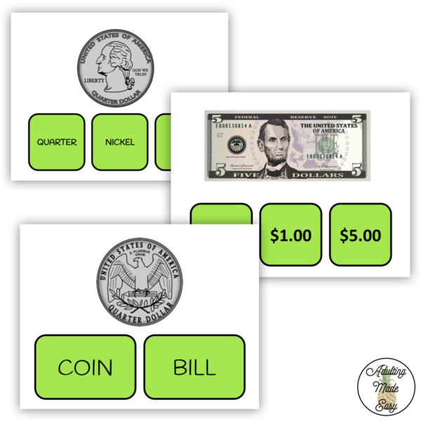 US Money Names & Values Digital Task Cards - Image 2