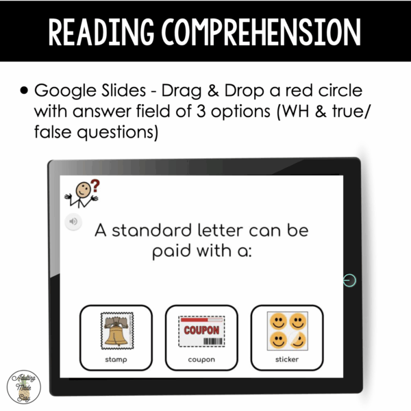 Post Office Virtual Field Trip Social Narrative & Comprehension Google Slides SS - Image 4