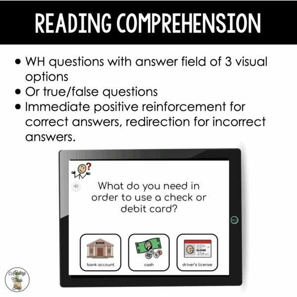 Money & Banking - Virtual Field Trip Narrative & Comprehension Boom Cards SS - Image 4