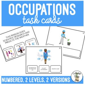 Occupations Task Cards