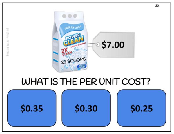 Per Unit Cost Digital Task Cards - Image 3