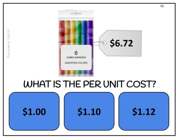 Per Unit Cost Digital Task Cards - Image 2