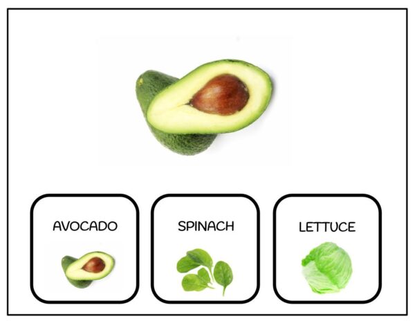 Grocery Store Food Vocabulary Digital Task Cards - Image 2