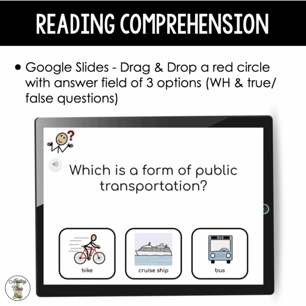 Public Transportation Virtual Field Trip Social Narrative Google Slides SS - Image 4
