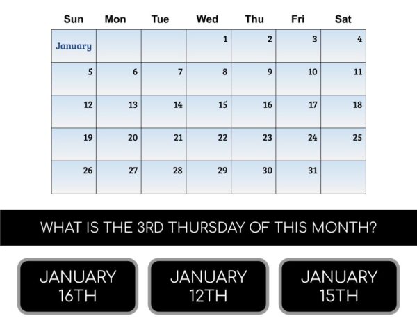 Reading Calendars Digital Task Cards - Image 4