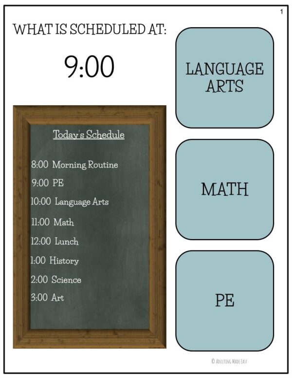 Reading Time & Schedules Digital Task Cards - Image 2