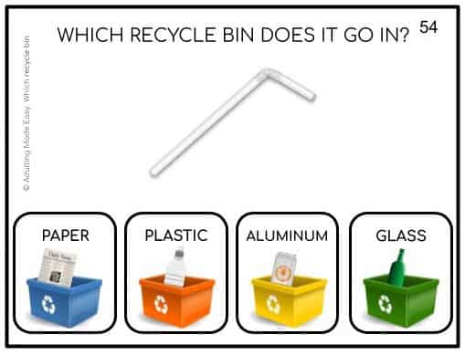 Recycle Sorting Task Cards - Image 2