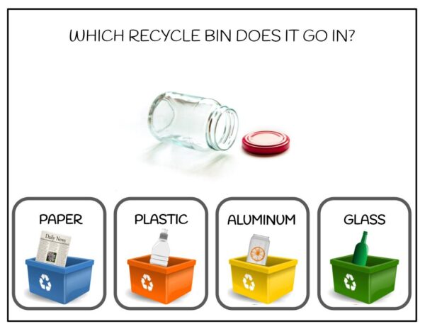 Recycle Sorting Digital Task Cards - Image 3