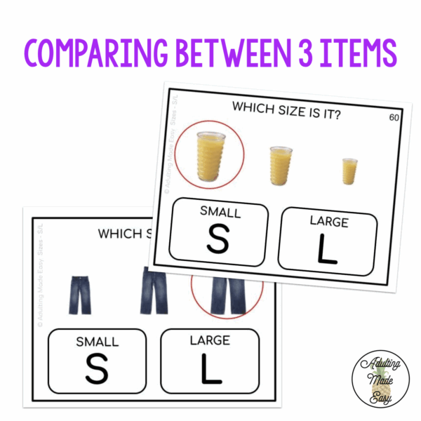 Sizes - Small or Large? Task Cards - Image 3