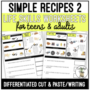Reading Simple Recipes 2 Worksheets