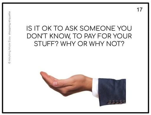 Shopping Etiquette Task Cards - Image 2