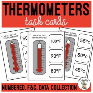 Reading a Thermometer Task Cards