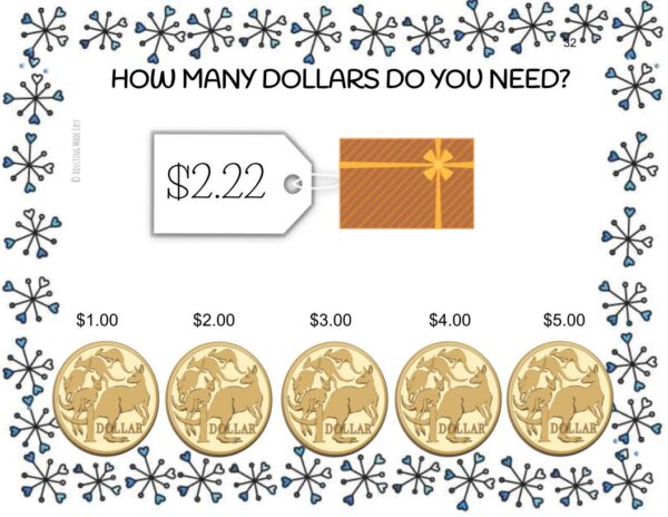 Dollar Up How Many Dollars Do I Need HOLIDAY Digital Task Cards AUSTRALIAN - Image 2