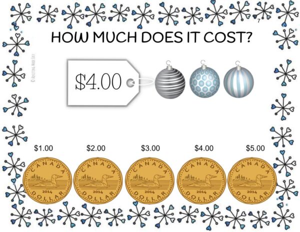 CANADIAN How Much Does It Cost? HOLIDAY Digital Task Cards - Image 3