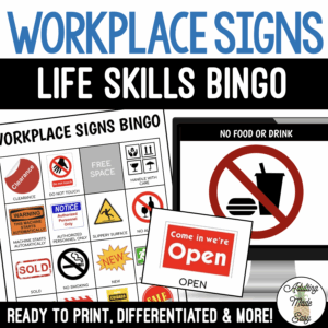 Workplace Signs BINGO Game