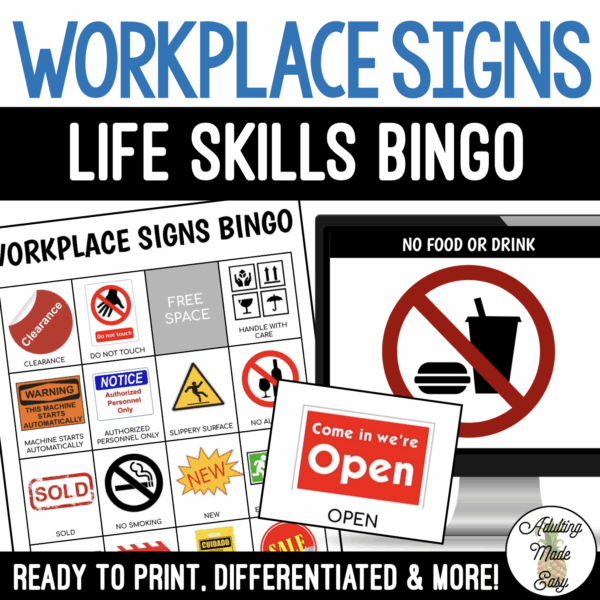 Workplace Signs BINGO Game