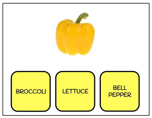Grocery Store Food Vocabulary Digital Task Cards - Image 3