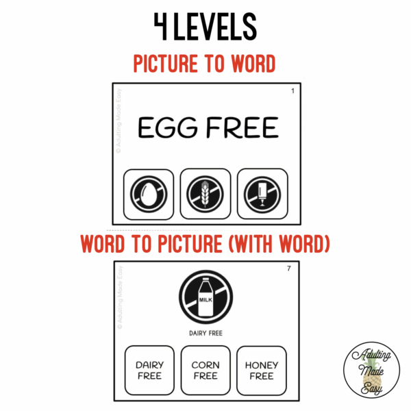 Allergen Icons Task Cards - Image 3