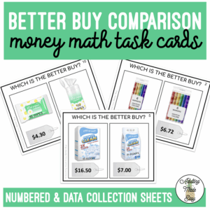 Better Buy Comparison Task Cards