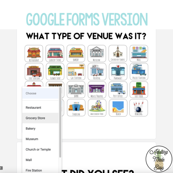 Community Outing CBI Visual Reflection Worksheets - Image 4
